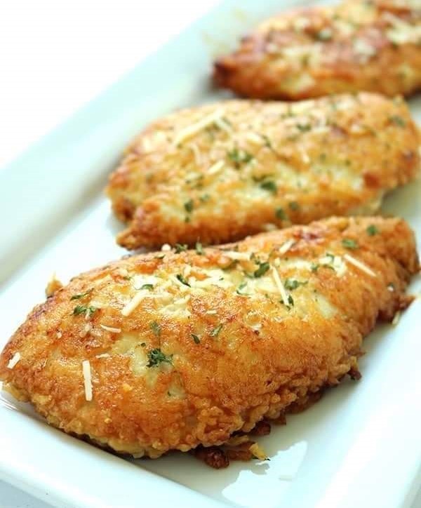 This Parmesan Crusted Chicken Recipe is so Good!