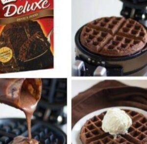 Cake mix waffles!!! - top petstips