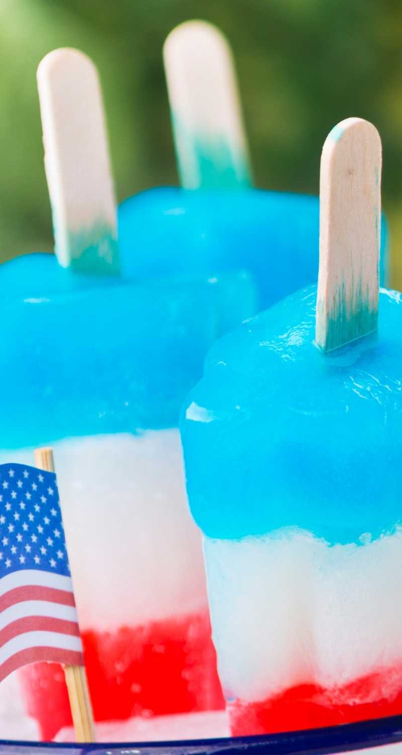Red White And Blue Popsicles (kid Friendly)
