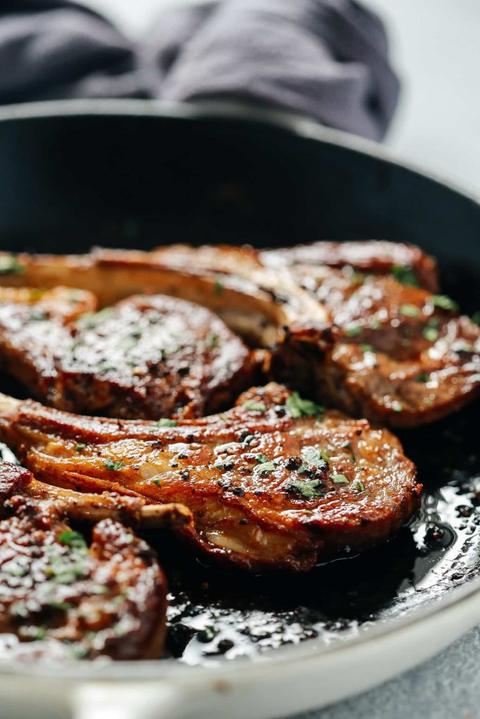 Garlic Butter Lamb Chops